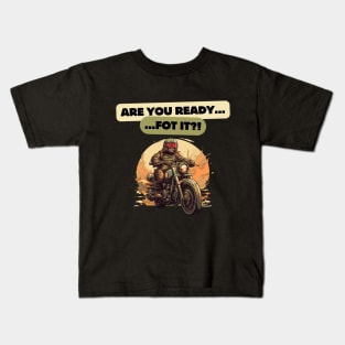 Are You Ready For It?! Motorcycle fans, USA Kids T-Shirt